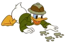 donald looking at pal prints