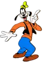 goofy pointing his finger