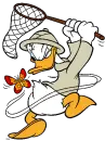 donald with a net