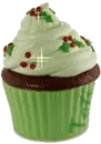 Christmas little cupcake