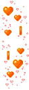 Orange Hearts