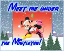 meet me under the mistletoe