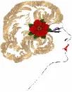 Flapper2 with poinsettia