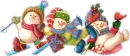 Skiiing Snowmans
