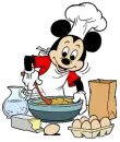 mickey cooking