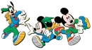 mickey going to school