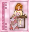 girl sewing