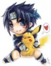 Sasuke with Pikachu