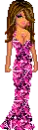 Pink Glitter Dress