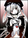 Anime Girl With Teddy