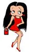 long hair Betty Boop