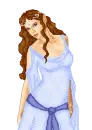 elf princess in blue