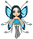 little blue fairy doll