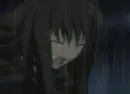 anime girl cry black hair