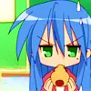 konata biting a chocolate cone