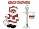 Xmas bear with pole and Edith name