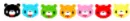colorful bears