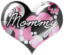 heart that says mommy