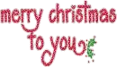 Merry Christmas To You