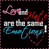 LOVE and HATE