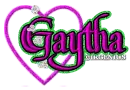 Gaytha Hot pink Heart with diamonds