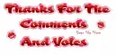 Thanks for Comments & Votes