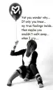 Emo girl with balloon