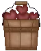 basket full of hearts