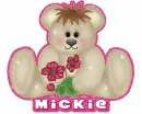 Bear with Mickie name