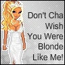 a blonde