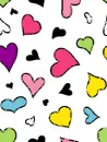 colorful hearts