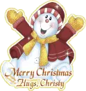 Merry Christmas hugs christy