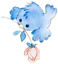 blue bird - left
