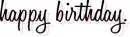 Happy Birthday