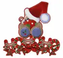 Bear with HO HO HO text