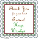 Thank You for Review Note ~ Wicahpi