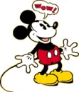 mickey with wow on it