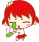 kawaii red girl