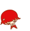 kawaii red girl