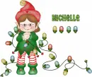 Xmas Elf with Michelle name