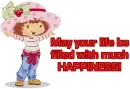 filled with happiness