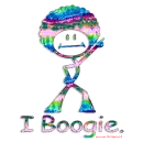 tye dye disco girl