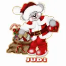 Xmas bear with Judi name