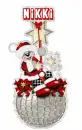Xmas bear with Nikki name