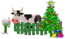 merry christmas cow