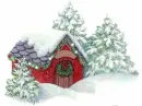 merry christmas snowing
