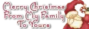 merry christmas from my family to yours