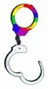 Gay pride handcuffs