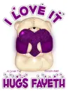 FAYETH Teddy n Heart Purple