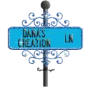 blue street sign dana's creations LN